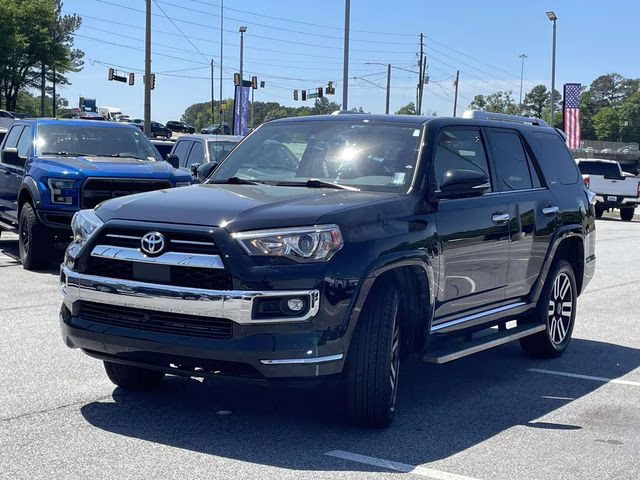 2023 Midnight Black Metallic Toyota 4Runner Limited 4X4 SUV
