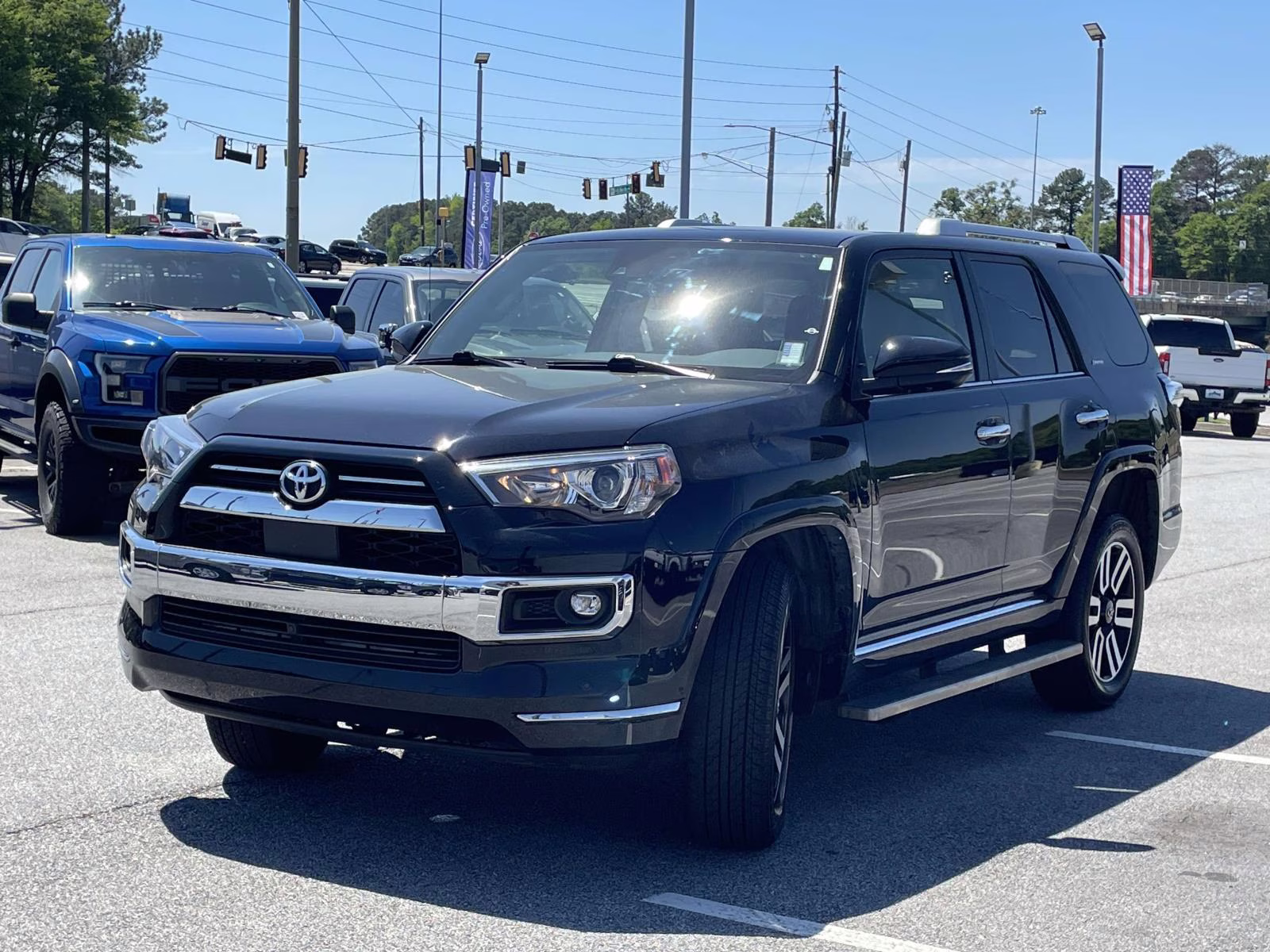 2023 Midnight Black Metallic Toyota 4Runner Limited 4X4 SUV