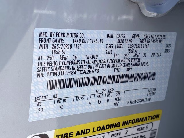2026 Space Silver Metallic Ford Expedition Active RWD SUV