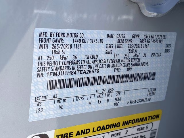 2026 Space Silver Metallic Ford Expedition Active RWD SUV