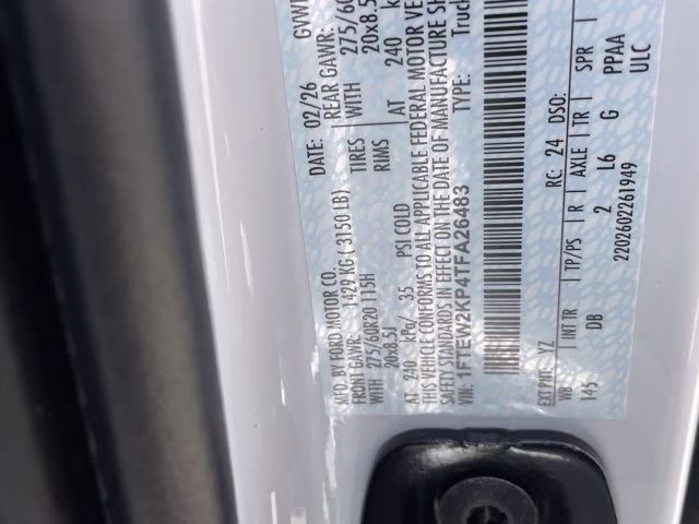 2026 Oxford White Ford F-150 STX RWD Truck