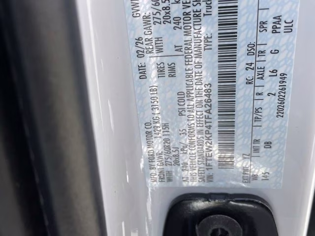 2026 Oxford White Ford F-150 STX RWD Truck