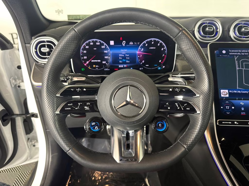 2024 MANUFAKTUR Moonlight White Metallic Mercedes-Benz GLC GLC 43 AMG AWD SUV