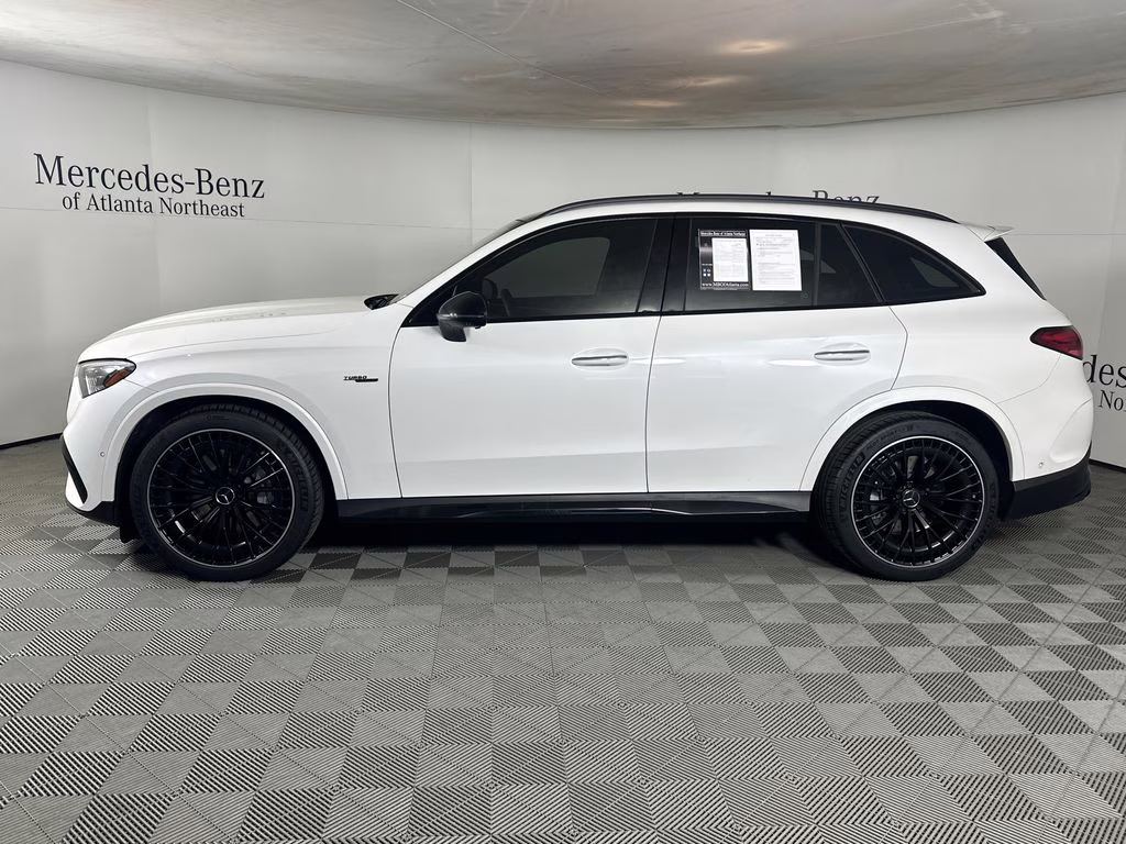2024 MANUFAKTUR Moonlight White Metallic Mercedes-Benz GLC GLC 43 AMG AWD SUV
