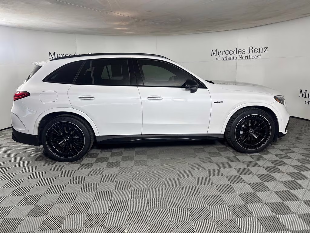 2024 MANUFAKTUR Moonlight White Metallic Mercedes-Benz GLC GLC 43 AMG AWD SUV