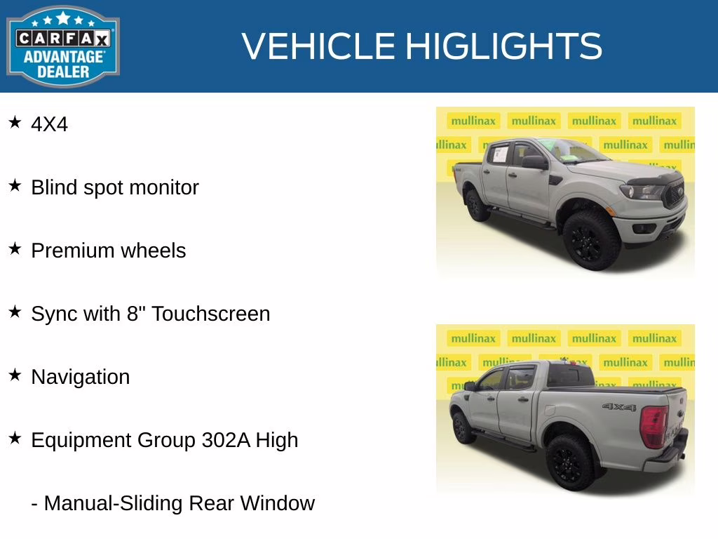 2023 Cactus Ford Ranger XLT 4X4 Truck