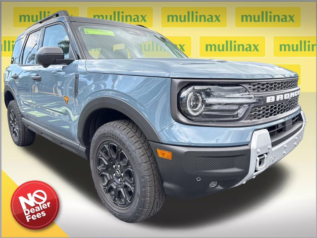 2026 Azure Gray Metallic Tri-Coat Ford Bronco Sport Badlands 4X4 SUV