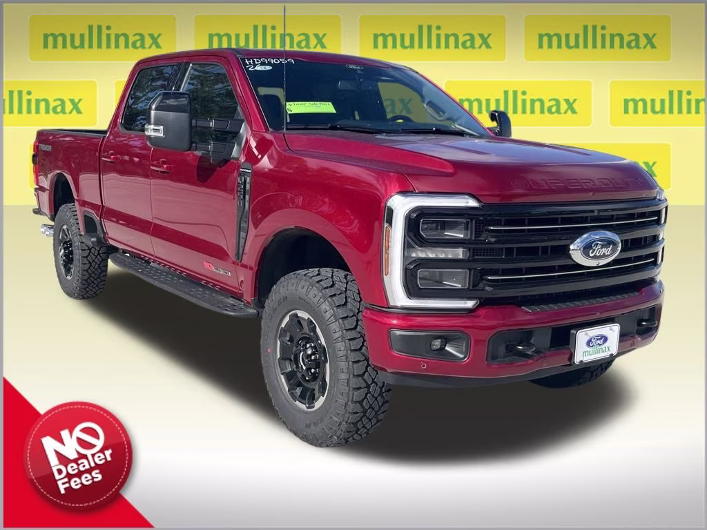 2026 Ruby Red Metallic Tinted Clearcoat Ford Super Duty F-250 SRW Platinum 4X4 Truck