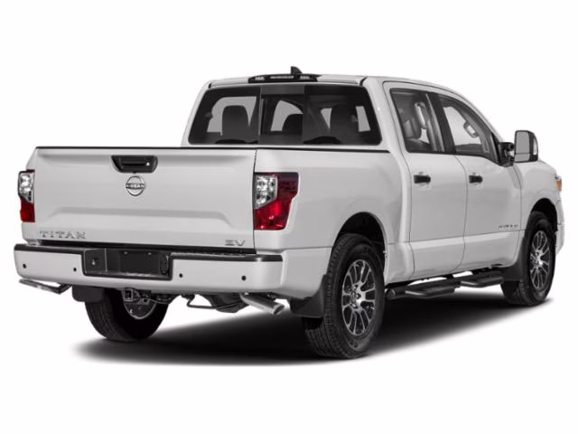 2024 Glacier White Nissan Titan SV 4X4 Truck