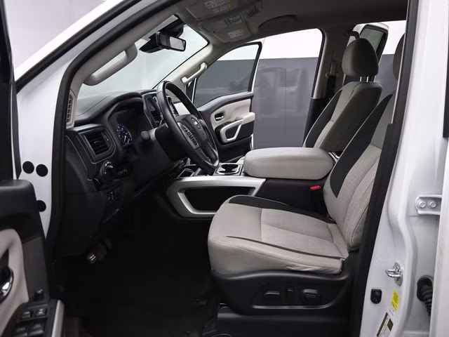 2024 Glacier White Nissan Titan SV 4X4 Truck