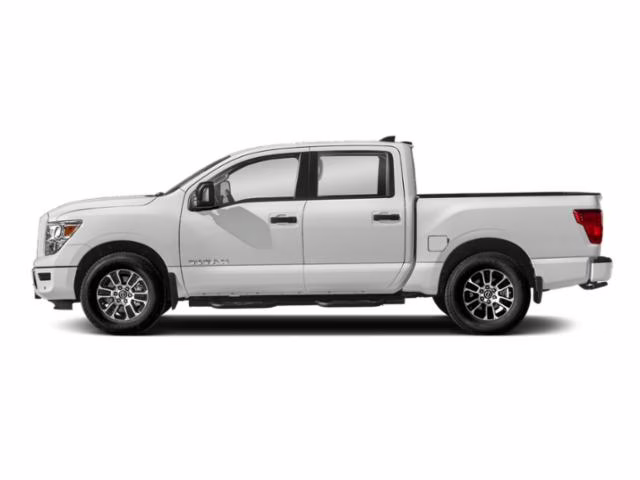 2024 Glacier White Nissan Titan SV 4X4 Truck