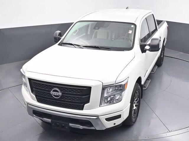 2024 Glacier White Nissan Titan SV 4X4 Truck
