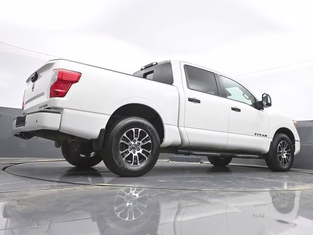 2024 Glacier White Nissan Titan SV 4X4 Truck