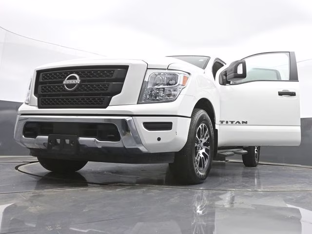 2024 Glacier White Nissan Titan SV 4X4 Truck