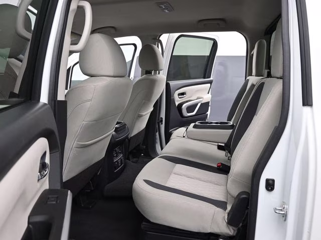 2024 Glacier White Nissan Titan SV 4X4 Truck