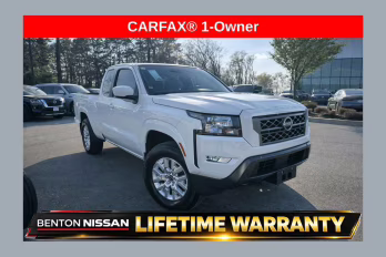 2024 Glacier White Nissan Frontier SV 4X4 Truck