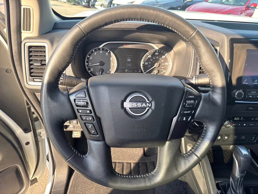 2024 Glacier White Nissan Frontier SV 4X4 Truck