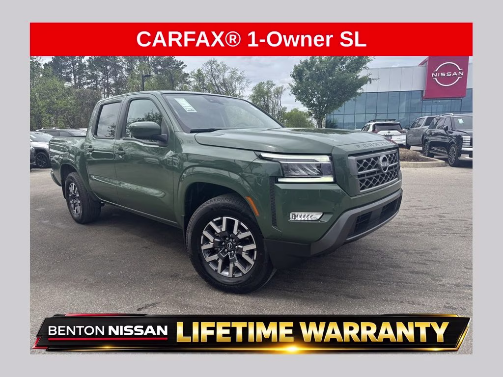 2024 Tactical Green Metallic Nissan Frontier SL RWD Truck