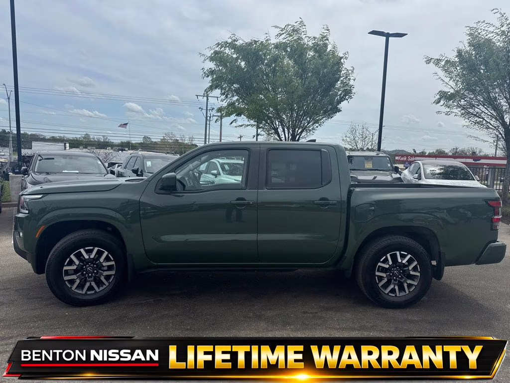 2024 Tactical Green Metallic Nissan Frontier SL RWD Truck