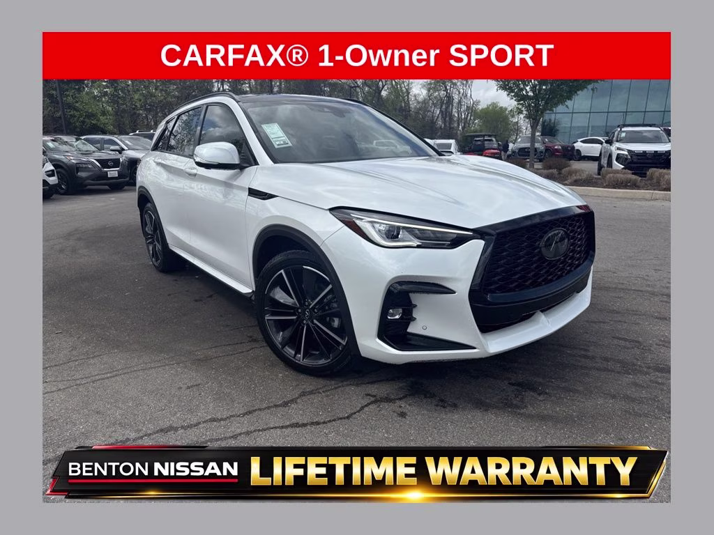 2023 Radiant White INFINITI QX50 SPORT FWD SUV