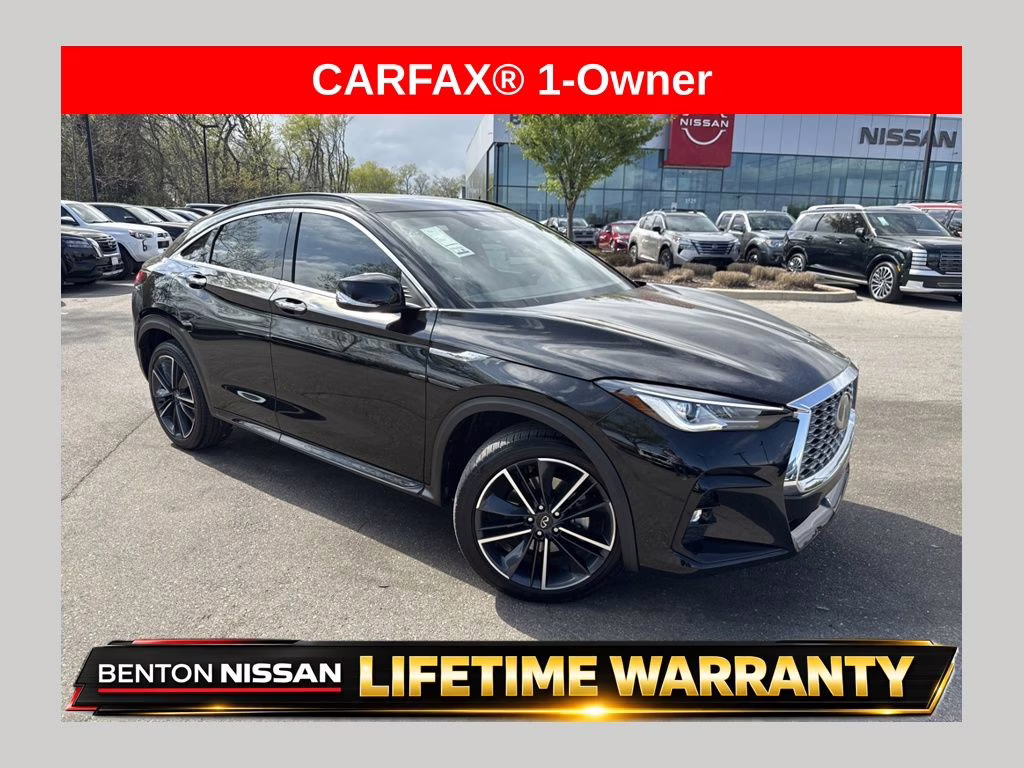 2025 Black Obsidian INFINITI QX55 LUXE AWD SUV