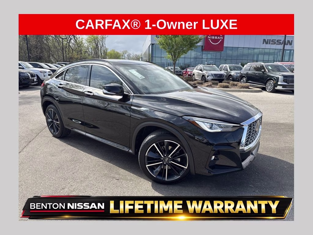 2025 Black Obsidian INFINITI QX55 LUXE AWD SUV