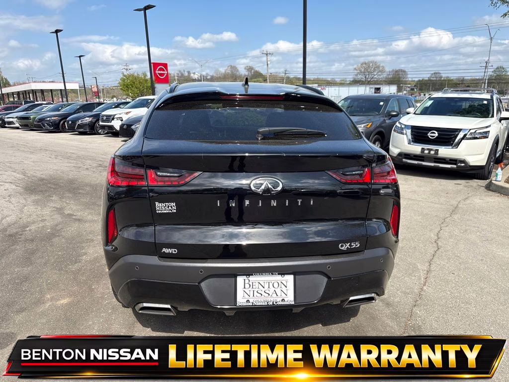 2025 Black Obsidian INFINITI QX55 LUXE AWD SUV