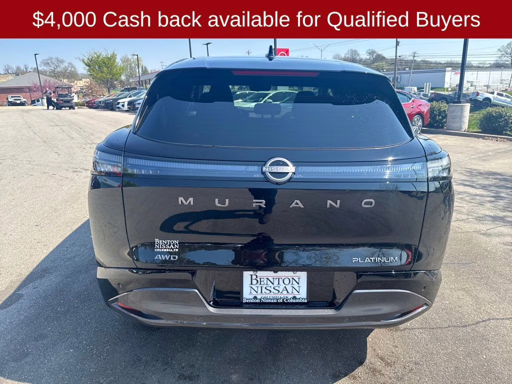 2026 Super Black Nissan Murano Platinum AWD SUV