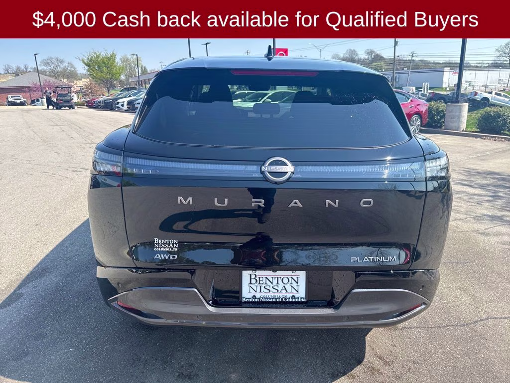 2026 Super Black Nissan Murano Platinum AWD SUV