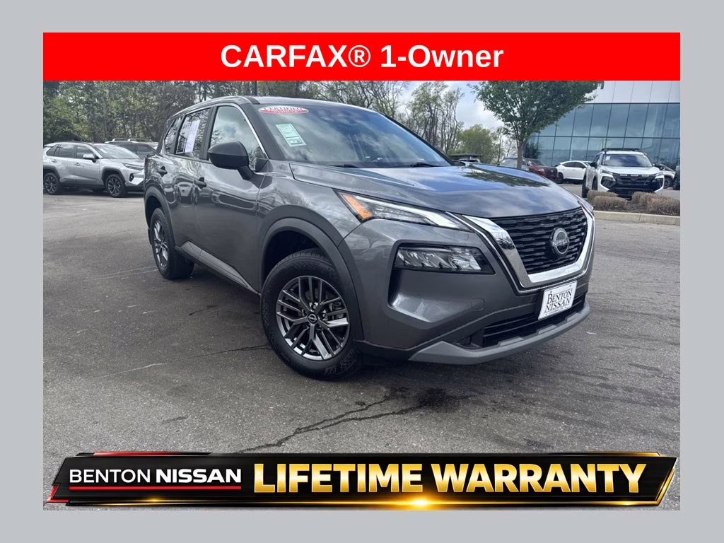 2023 Gun Metallic Nissan Rogue S AWD SUV