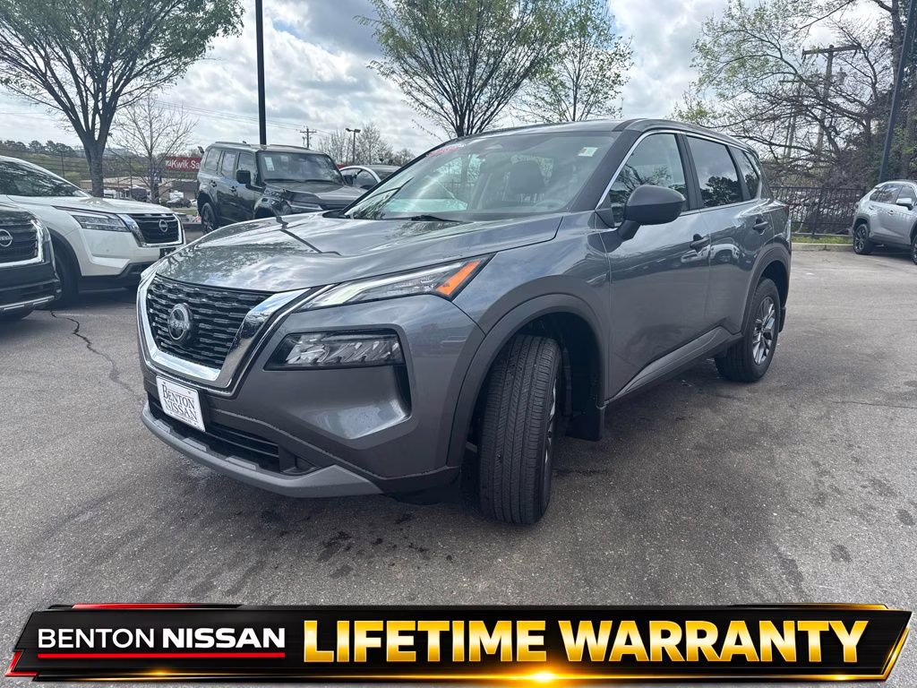 2023 Gun Metallic Nissan Rogue S AWD SUV