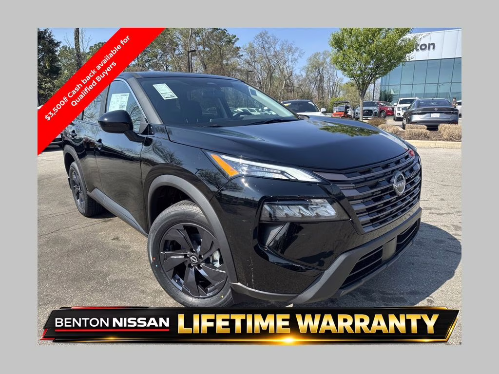 2026 Super Black Nissan Rogue SV FWD SUV
