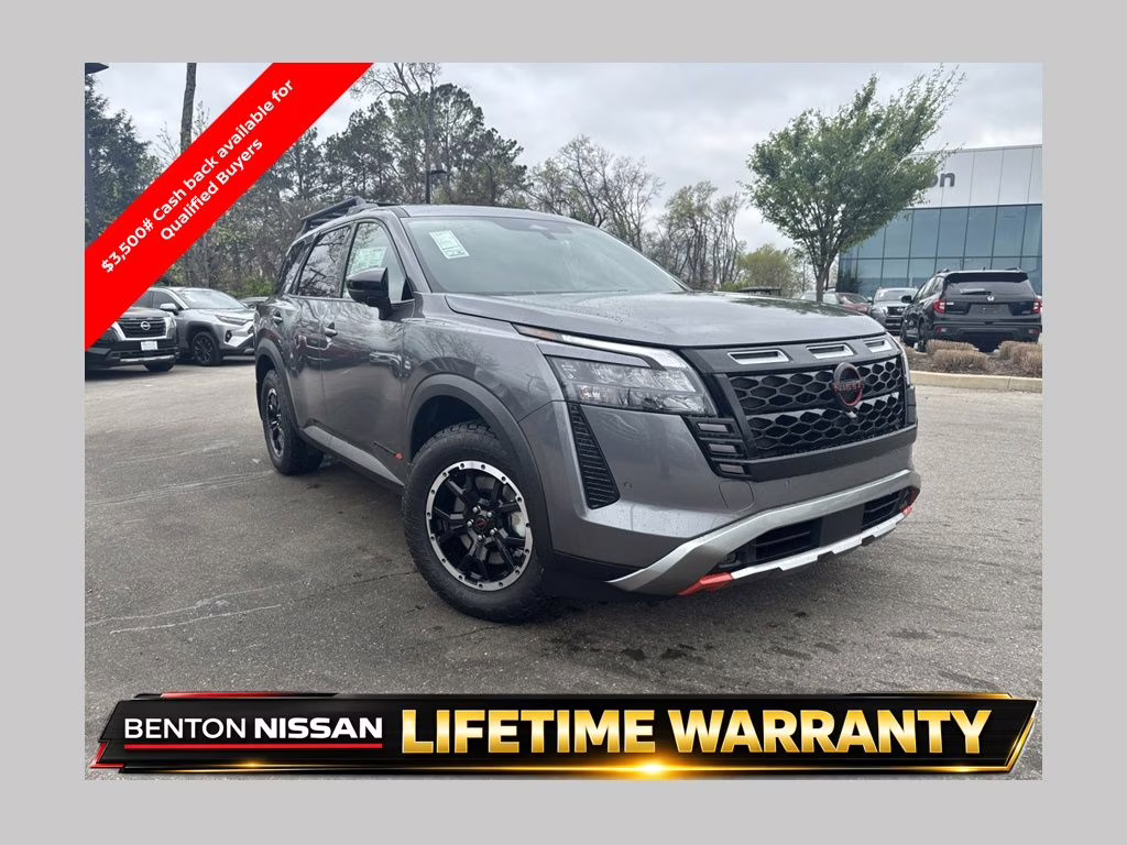 2026 Gun Metallic Nissan Pathfinder Rock Creek 4X4 SUV
