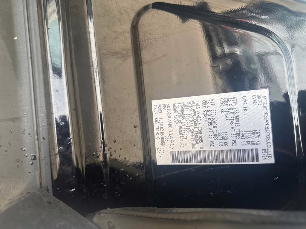 2024 Super Black Nissan Pathfinder SL FWD SUV