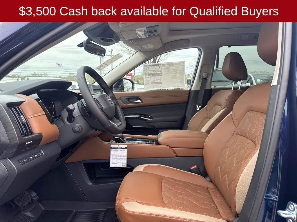 2026 Deep Ocean Blue Pearl Nissan Pathfinder Platinum 4X4 SUV