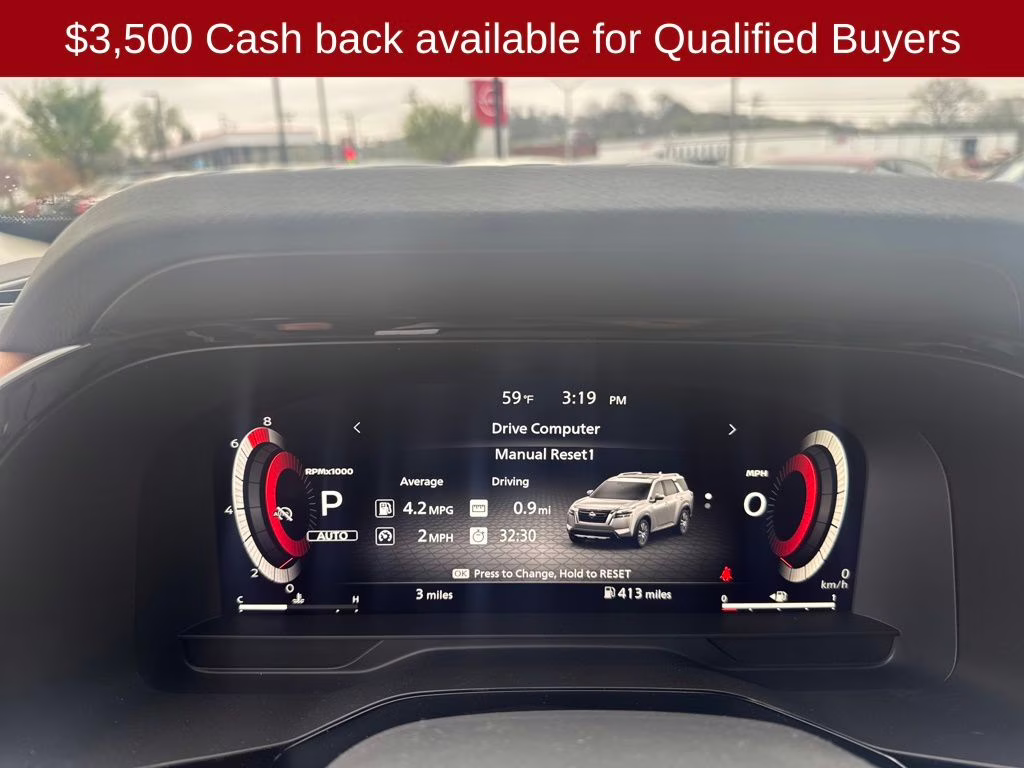 2026 Deep Ocean Blue Pearl Nissan Pathfinder Platinum 4X4 SUV