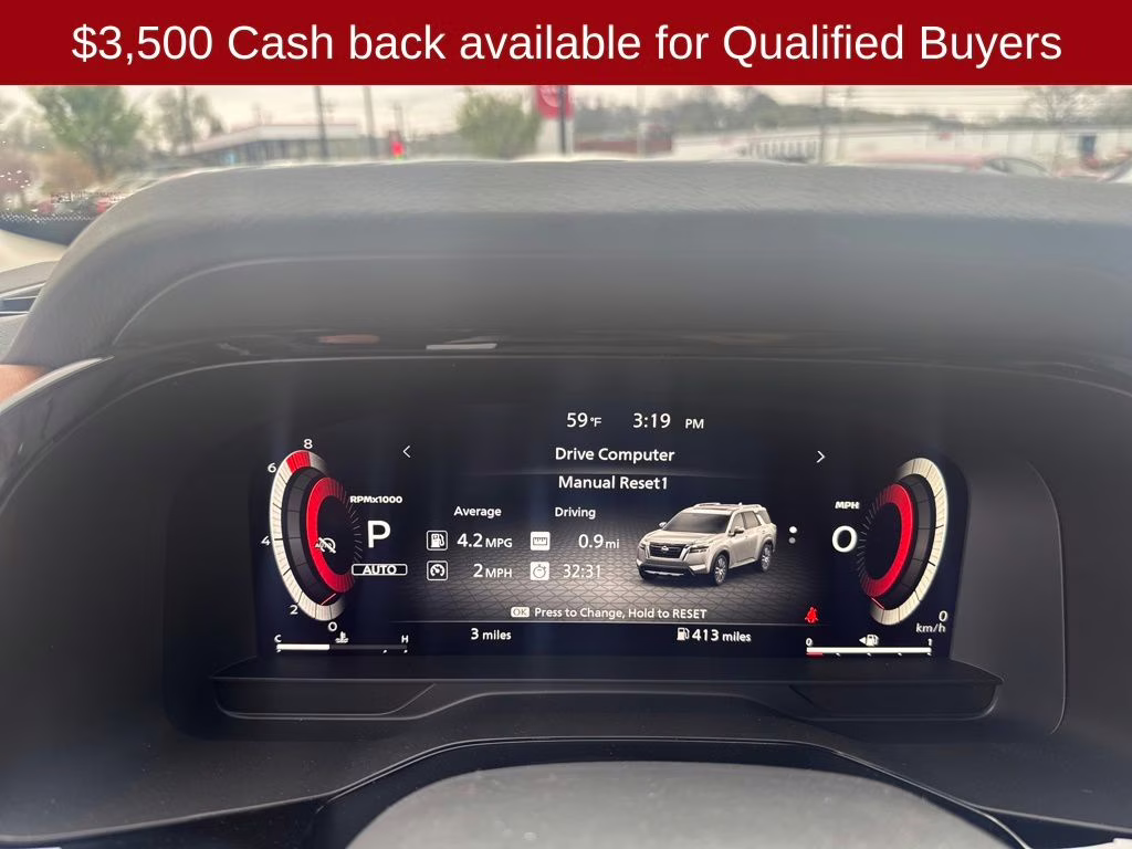 2026 Deep Ocean Blue Pearl Nissan Pathfinder Platinum 4X4 SUV