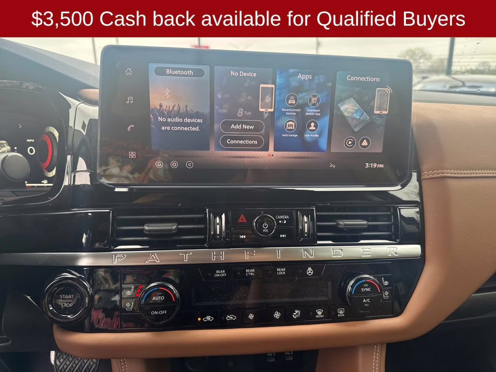 2026 Deep Ocean Blue Pearl Nissan Pathfinder Platinum 4X4 SUV