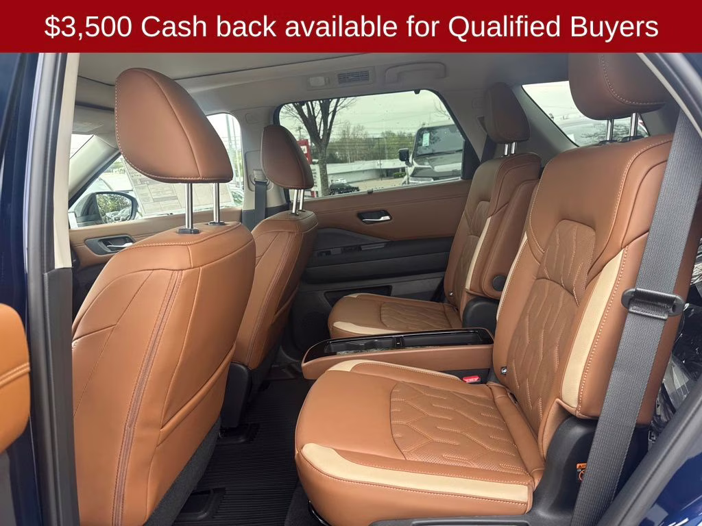 2026 Deep Ocean Blue Pearl Nissan Pathfinder Platinum 4X4 SUV