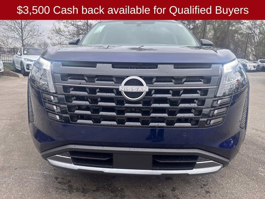 2026 Deep Ocean Blue Pearl Nissan Pathfinder Platinum 4X4 SUV