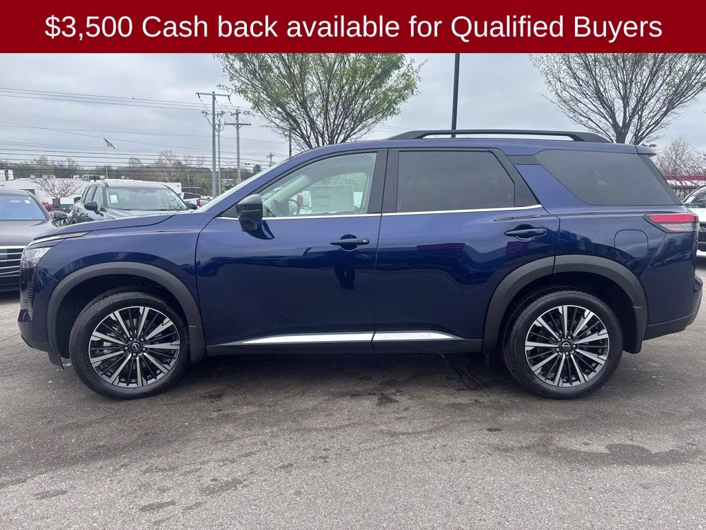 2026 Deep Ocean Blue Pearl Nissan Pathfinder Platinum 4X4 SUV