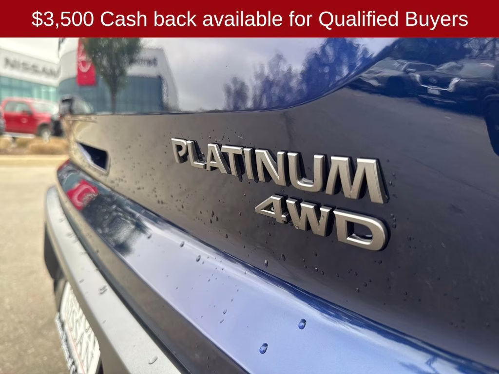 2026 Deep Ocean Blue Pearl Nissan Pathfinder Platinum 4X4 SUV