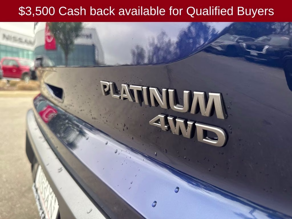 2026 Deep Ocean Blue Pearl Nissan Pathfinder Platinum 4X4 SUV