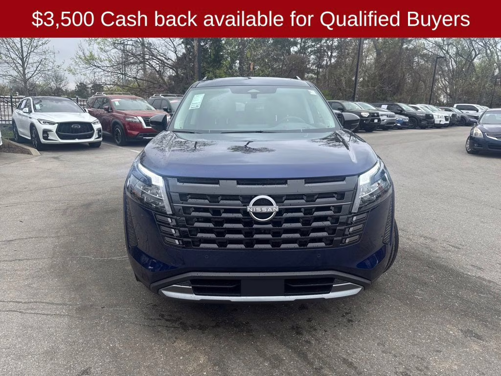 2026 Deep Ocean Blue Pearl Nissan Pathfinder Platinum 4X4 SUV