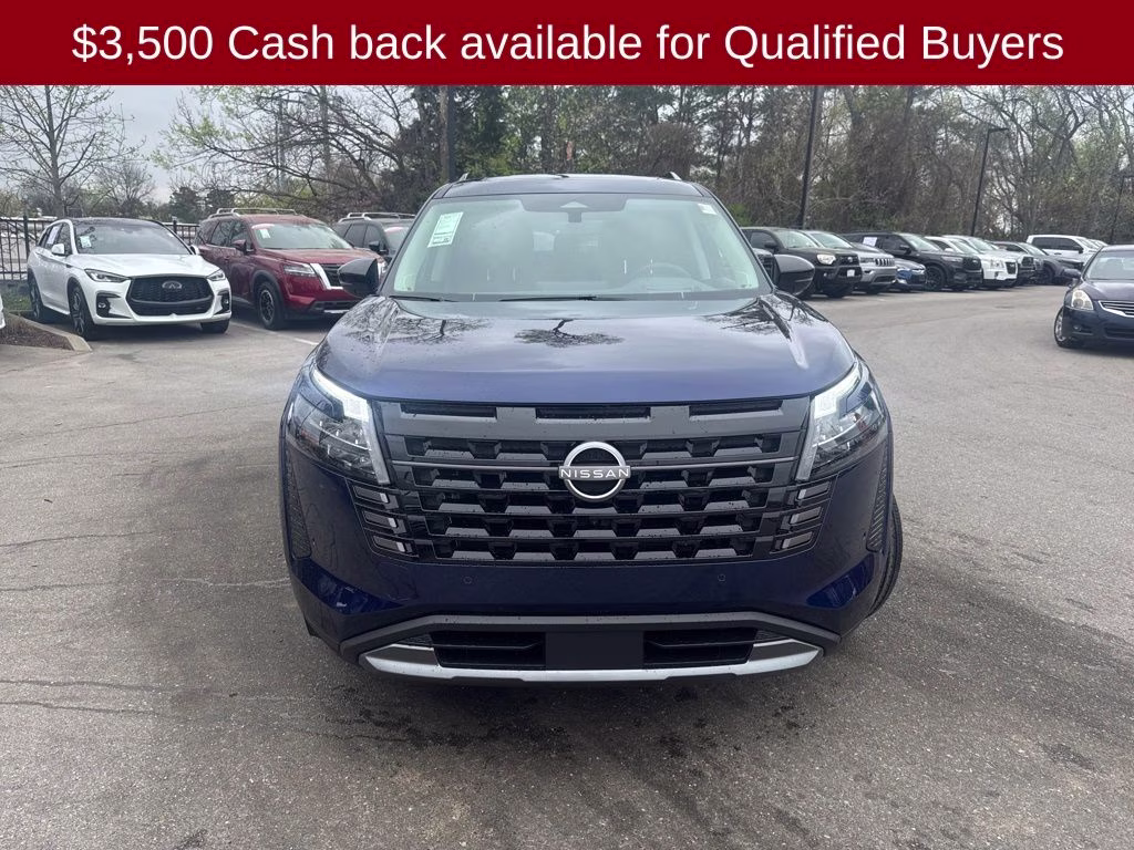 2026 Deep Ocean Blue Pearl Nissan Pathfinder Platinum 4X4 SUV