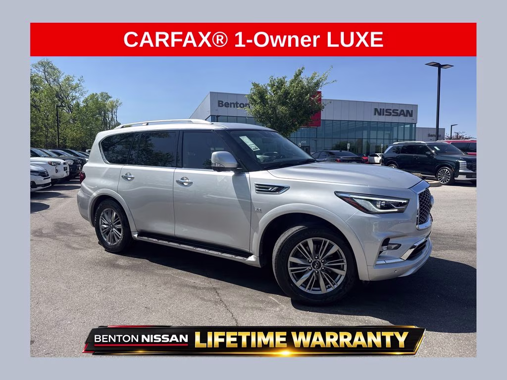 2020 Liquid Platinum INFINITI QX80 LUXE RWD SUV