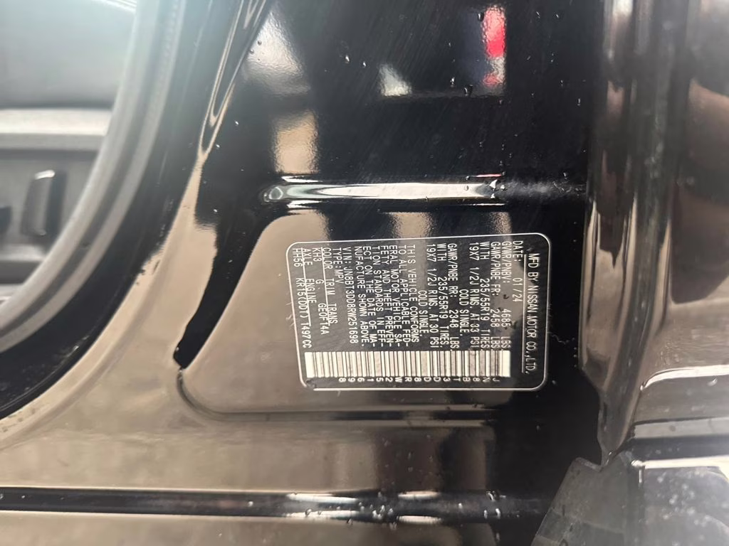 2024 Super Black Nissan Rogue Platinum AWD SUV