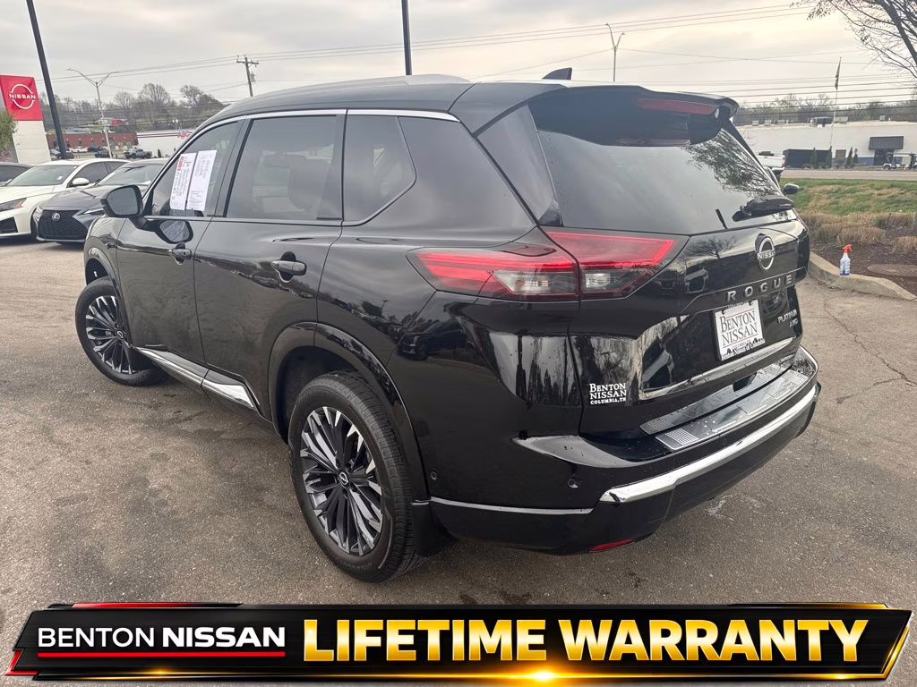 2024 Super Black Nissan Rogue Platinum AWD SUV