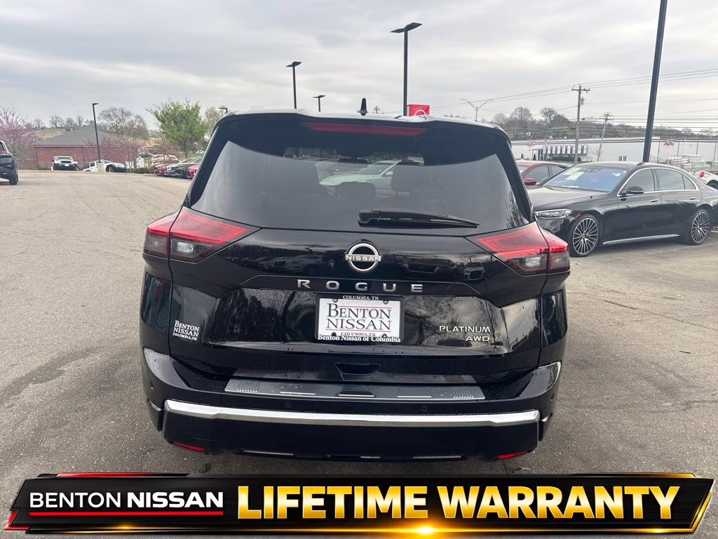 2024 Super Black Nissan Rogue Platinum AWD SUV