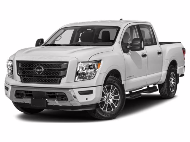 2024 Glacier White Nissan Titan SV 4X4 Truck